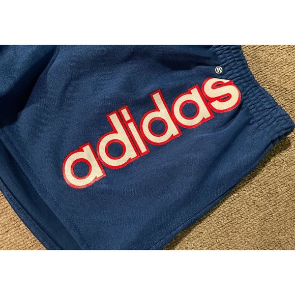 Vintage 80's Mens Large Adidas Spellout Deadstock Sprinter Running Short Shorts - Picture 7 of 9
